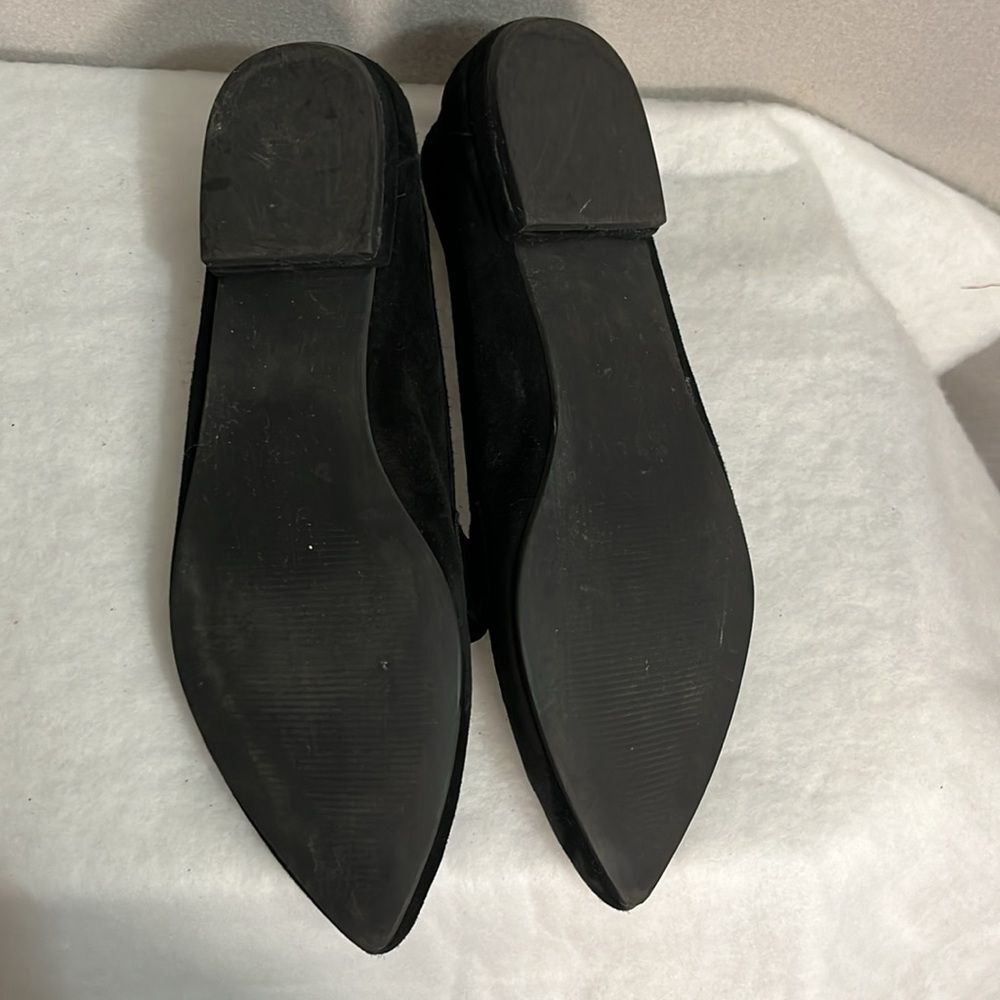 Steve Madden Womens Slip On Loafers Suede Size 10 Black - Picture 9 of 13